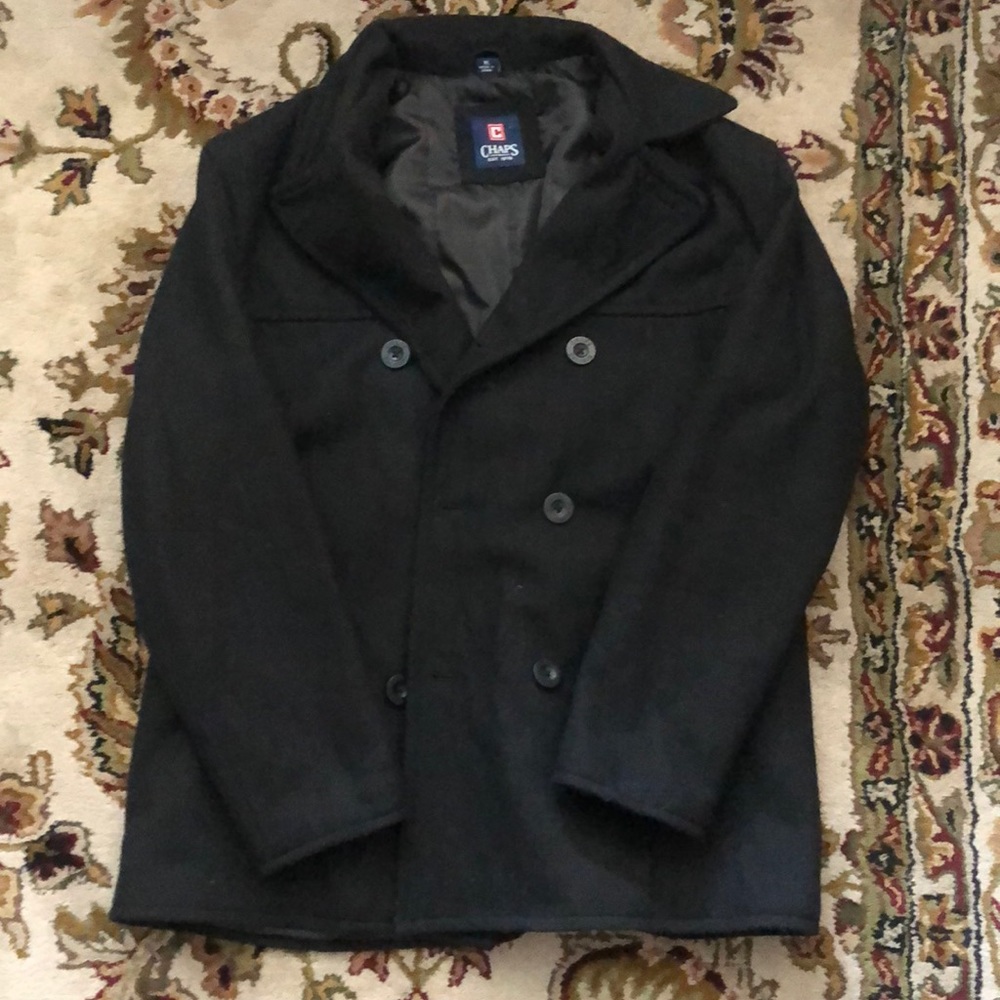 Chaps XL Wool Pea Coat